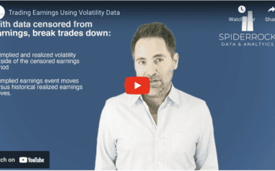 Trading Earnings Using Volatility Data